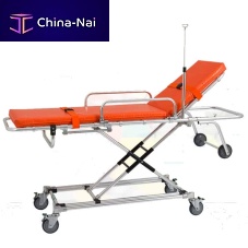 Transfer stretcher trolley YXH-3Gfor ambulancesmanualheight-adjustable