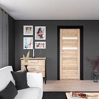 Interior door CORATOMDFwood veneersliding