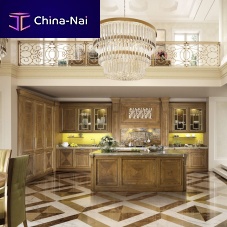 Traditional kitchen INVITO A TEATROlacquered woodislandwith handle