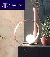 Table lamp BUBBLE Tpainted metalglassfabric