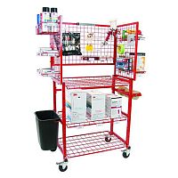 Storage cart I-MCPC3 levelswire mesh platformbasket