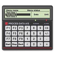 Operator interface with keyboard PD681 handheldLCDIP65