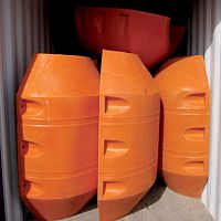 Cable float P.E cylindrical