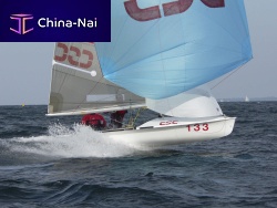 Double-handed sailing dinghy 505regattasingle-trapeze505
