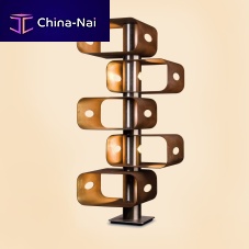 Floor-standing lamp Cubicastainless steelcontemporaryoutdoor