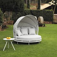 Contemporary daybed VERONAfabricaluminumrope