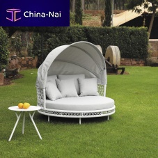 Contemporary daybed VERONAfabricaluminumrope
