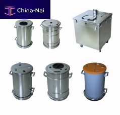 Handling cart Hopperstainless steelfor powdershopper
