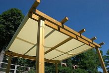 Entryway canopy 3.460 woodenfabricflat