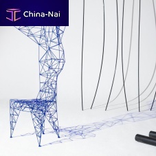 Original design chair PYLON : PYC01-BLUindoormetalhigh back
