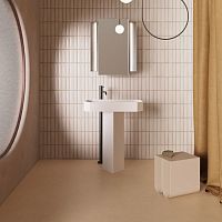 Free-standing washbasin OrigamiLivingTec®1-hole2-hole