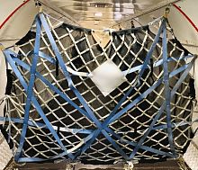 Cargo net for baggagefloor-to-floorfor aircraft