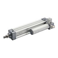 Pneumatic cylinder hydraulicwith piston rodISO 15552