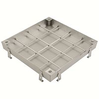 Stainless steel manhole cover 792.030.030squareprefab
