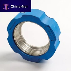 Fitting nut SMScylindricalsteelrubber