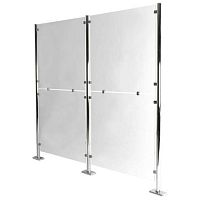 Fixed partition CHROMELINEacryliccommercial