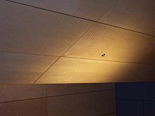 Metal suspended ceiling .panelperforated