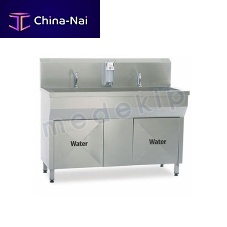 2-station surgical sink MED 1010-1015stainless steelknee-operated