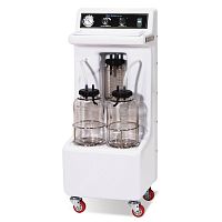 Electric surgical suction pump for minor surgeryfor surgical drainage and debridementon casters
