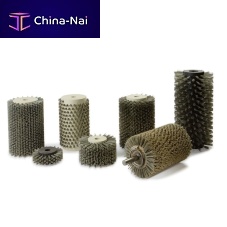 Circular brush deburringabrasivenylon