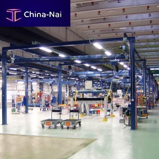 Single-girder overhead travelling crane hangingfree-standing