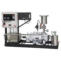 Screw vacuum pump drysingle-stagegas