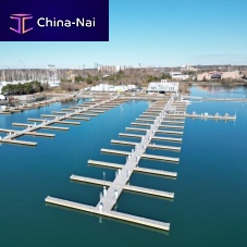 Floating dock mooringfor marinassteel