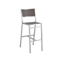 Contemporary bar chair BAVARIA outdooraluminumaluminum base