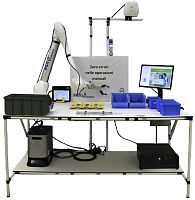 Assembly workstation Smart Assemblerwith collaborative robots