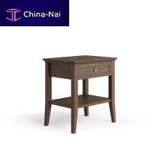 Contemporary bedside table 5460 Gloriawood veneerashrectangular