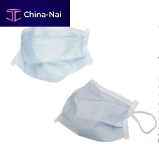 Adult surgical mask Critical Cover® PFL® bluewhitedisposable