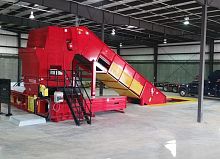 Horizontal baling press REB-2 seriestop-loadingfor plasticsfor waste