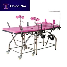 Gynecology operating table OR-008mechanicalmobile3-section