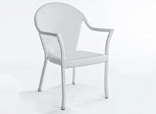 Contemporary garden chair ALASSIOresin wickerhomewith armrests