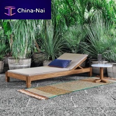 Traditional sun lounger Jekofabricteakadjustable backrest