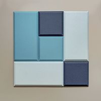 Acoustic wall panel FEfabricfeltrectangular