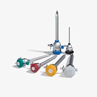 Laparoscopic trocar ELT seriesbladedrounded tipwith insufflation tap