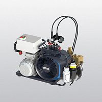 Piston compressor JUNIOR II series breathing airgasoline enginemobile