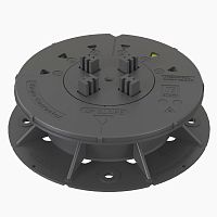 Polypropylene raised floor pedestal VERSIJACK® VJ-F1 42-55 mmoutdoorindooradjustable