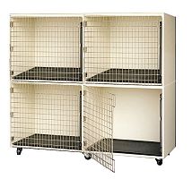 4-compartment veterinary cage CAGE01two-level
