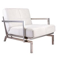 Contemporary chair BENJIleatherhomewithout armrests