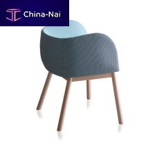 Contemporary chair MOUSSEindoorfabricleather