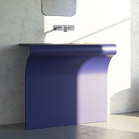 Free-standing washbasin DICIOTTOstainless steelcustomcustomizable