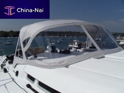 Sailboat sprayhood fir45-capcockpitstainless steel frameblue