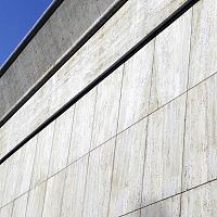 Sheet cladding MODULOtravertinenatural stonevertical
