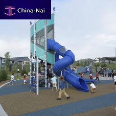 Playground structure Super Netplex® 12' Towermetalpolyethylenemodular