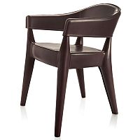 Contemporary chair JO CUOIETTOleatherhomewith armrests