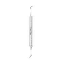 Double-ended dental plugger TDI 50 c 18-25for dental restorationschromealloy