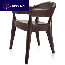 Contemporary chair JO CUOIETTOleatherhomewith armrests
