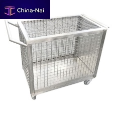 Modular veterinary cage GA003on castersstainless steelon casters